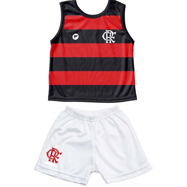 camisa do flamengo e short