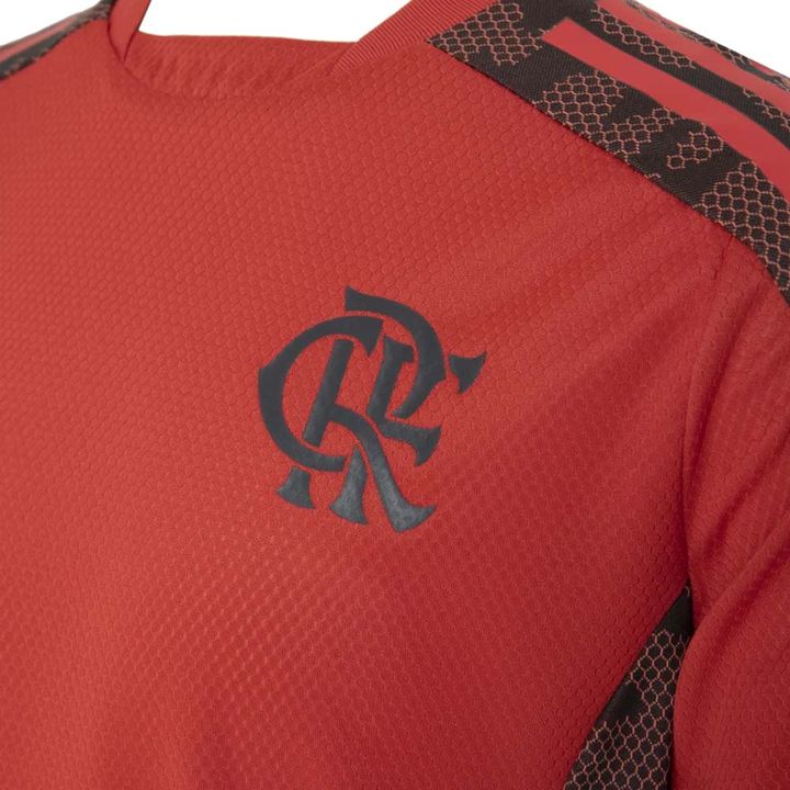 camisa flamengo treino vermelha adidas 2021