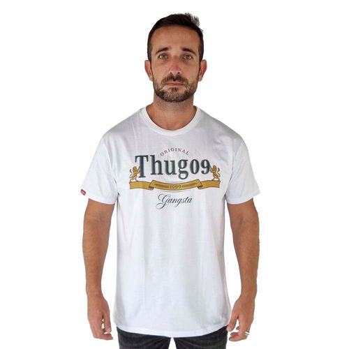 camisa-thug-nine-gangsta-branca